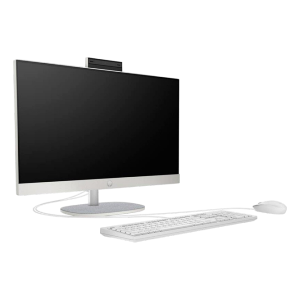 All-in-One PC HP AIO 24-cr0074ci White 23.8" Full HD IPS AMD Ryzen 5 7520U 16 GB 512 GB  photo 1