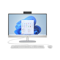 All-in-One PC HP AIO 24-cr0074ci White 23.8" Full HD IPS AMD Ryzen 5 7520U 16 GB 512 GB 