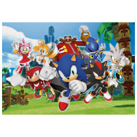 Puzzle Clementoni Sonic (27159) Количество деталей: 104, Рекомендуемый возраст: 10+