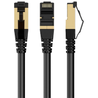 Кабель данных Cablexpert PP8-LSZHCU-BK-0.25M RJ-45 / RJ-45 Черный 