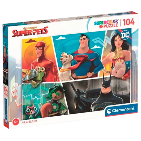 Puzzle Clementoni Superpets (27172) Numărul de piese: 104, Vârsta recomandată: 6+ photo 2