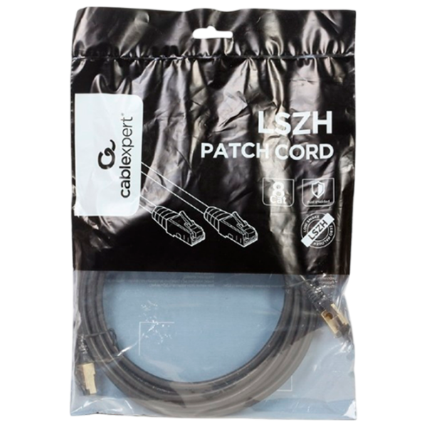 Cablu de date Cablexpert PP8-LSZHCU-BK-5M RJ-45 / RJ-45 Black  photo 3