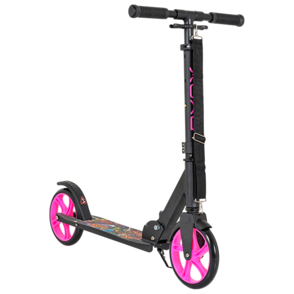 Детский двухколёсный самокат Moni Flurry (MT.223418) Розовый 8 лет, 100 кг, Полиуретановые photo 1