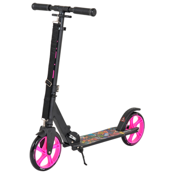 Детский двухколёсный самокат Moni Flurry (MT.223418) Розовый 8 лет, 100 кг, Полиуретановые photo 2
