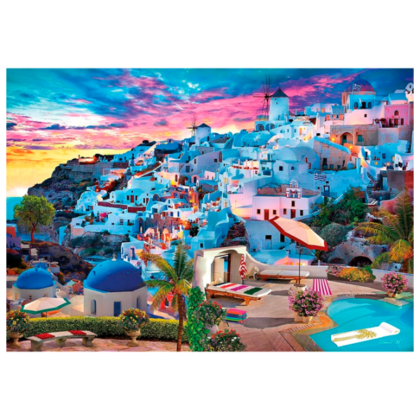 Puzzle Clementoni Greece View (35149) Количество деталей: 500, Рекомендуемый возраст: 2+ photo 2