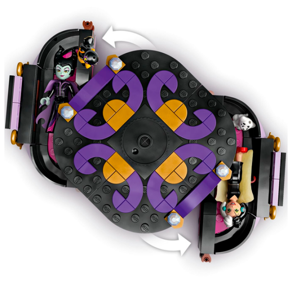 Constructor LEGO Maleficent's And Cruella De Vil's Dresses Black Numărul de piese 524, 9+ photo 4