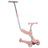 Trotinetă pentru copii cu trei roți Moni Tristar (MT.124653) Pink 3 ani, 50 kg, Din PU