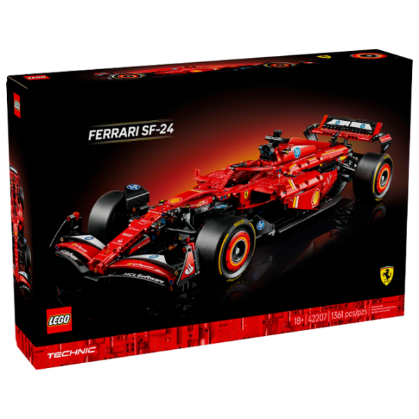 Конструктор LEGO Ferrari SF-24 Красный Количество деталей 1361, 18+ photo 1