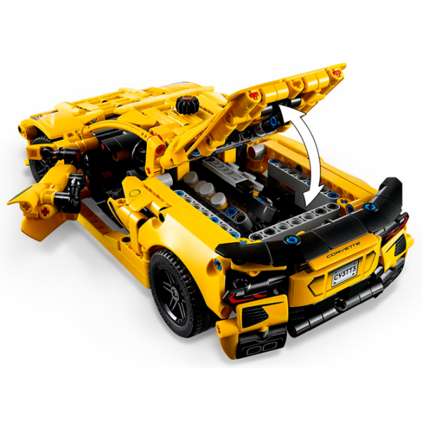 Constructor LEGO Chevrolet Corvette Stingray Yellow Numărul de piese 732, 9+ photo 6