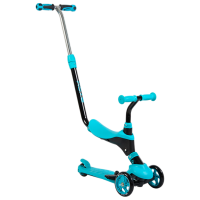 Trotinetă pentru copii cu trei roți Moni Tristar (MT.124654) Blue 3 ani, 50 kg, Din PU