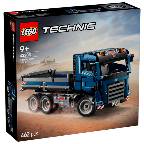 Constructor LEGO Tipping Dump Truck Blue Numărul de piese 462, 9+ photo 1