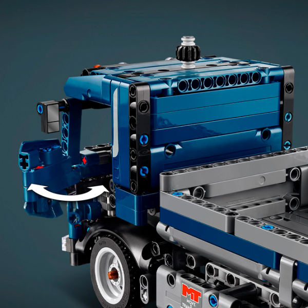 Constructor LEGO Tipping Dump Truck Blue Numărul de piese 462, 9+ photo 9