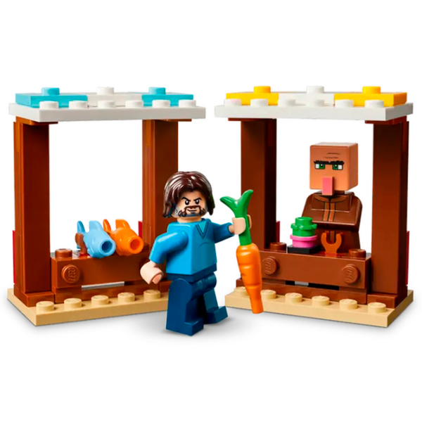 Constructor LEGO The Ghast Balloon Village Attack Multicolor Numărul de piese 555, 10+ photo 3
