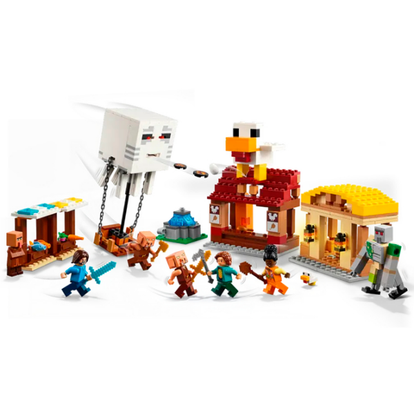 Constructor LEGO The Ghast Balloon Village Attack Multicolor Numărul de piese 555, 10+ photo 4