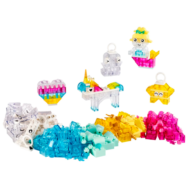 Constructor LEGO Magical Transparent Box Multicolor Numărul de piese 340, 5+ photo 2