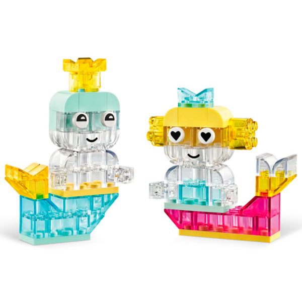 Constructor LEGO Magical Transparent Box Multicolor Numărul de piese 340, 5+ photo 3