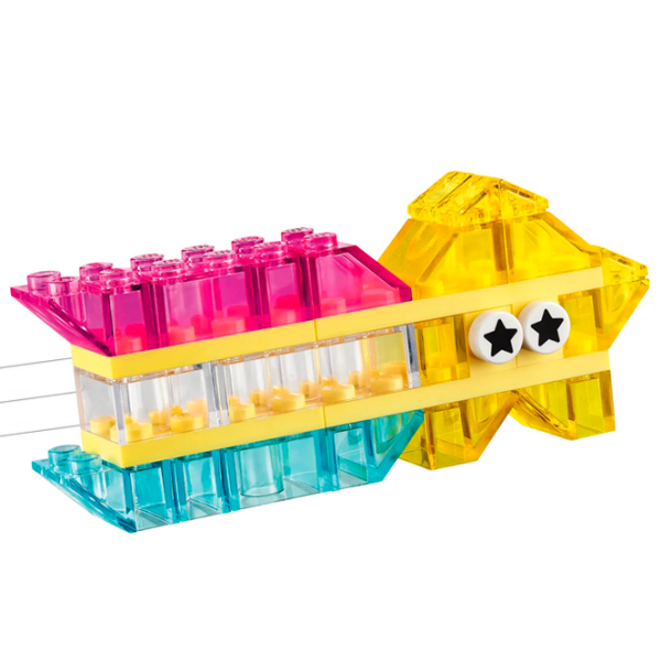 Constructor LEGO Magical Transparent Box Multicolor Numărul de piese 340, 5+ photo 4