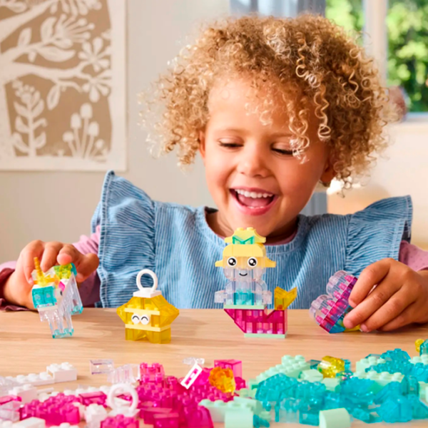 Constructor LEGO Magical Transparent Box Multicolor Numărul de piese 340, 5+ photo 10