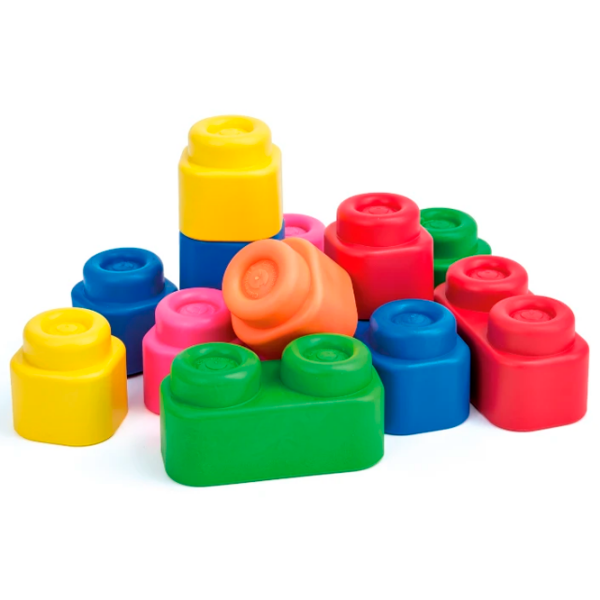 Constructor Clementoni Soft Blocks Set Multicolor Numărul de piese 12, de la 6 luni photo 2