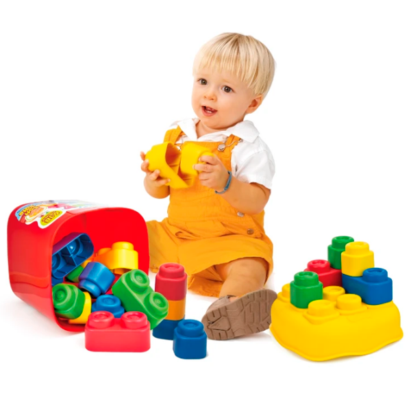 Constructor Clementoni Soft Blocks Set Red Numărul de piese 20, de la 6 luni photo 3
