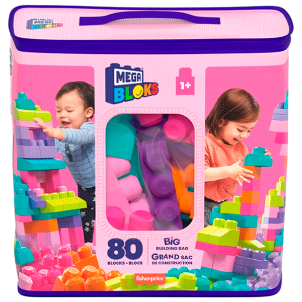 Constructor Mega Bloks First Builders Multicolor Numărul de piese 80, 1+ photo 1