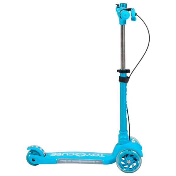 Trotinetă pentru copii cu trei roți Moni Toy Cube (MT.124650) Blue 3 ani, 50 kg, Din PU photo 2