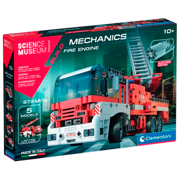 Constructor Clementoni Fire Engine Red Numărul de piese 540, 10+ photo 1
