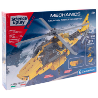 Constructor Clementoni Mountain Rescue Helicopter Yellow Numărul de piese 250, 8+