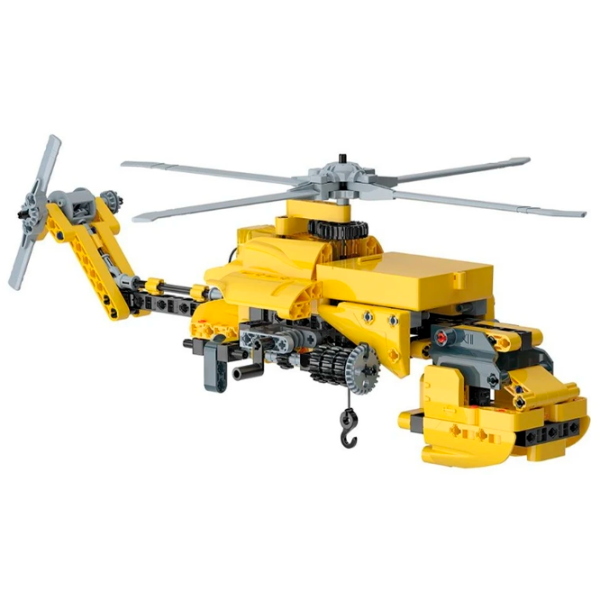 Constructor Clementoni Mountain Rescue Helicopter Yellow Numărul de piese 250, 8+ photo 3