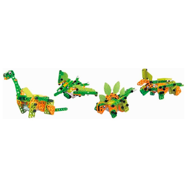 Constructor Clementoni Moving Dinosaurs Multicolor Numărul de piese 130, 6+ photo 4