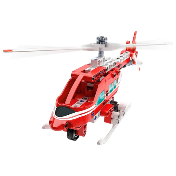 Конструктор Clementoni Firefighting Helicopter Красный Количество деталей 160, 8+ photo 3