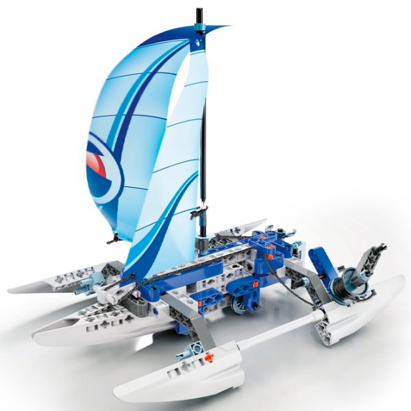 Constructor Clementoni Trimaran and Watercraft White Numărul de piese 130, 8+ photo 2