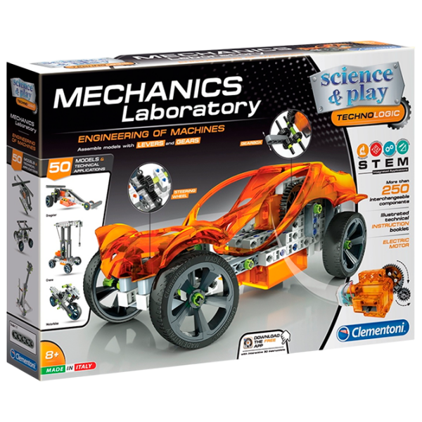 Constructor Clementoni Engineering of Machines Orange Numărul de piese 250, 8+ photo 1