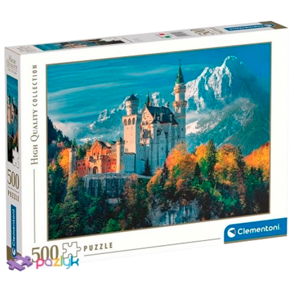 Puzzle Clementoni NEUSCHWANSTEIN CASTLE (35146 ) Количество деталей: 500, Рекомендуемый возраст: 14+ photo 2