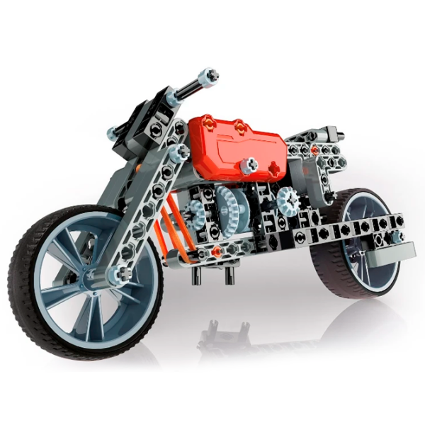 Constructor Clementoni Roadster and Dragster Gray Numărul de piese 130, 8+ photo 2