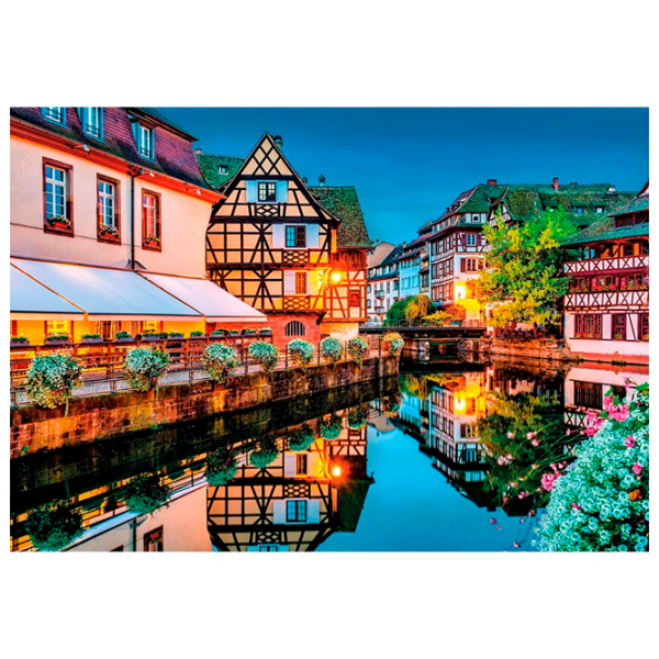 Puzzle Clementoni Strasbourg Old Town (35147) Количество деталей: 500, Рекомендуемый возраст: 14+ photo 1