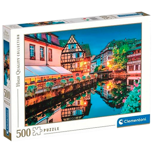 Puzzle Clementoni Strasbourg Old Town (35147) Количество деталей: 500, Рекомендуемый возраст: 14+ photo 2