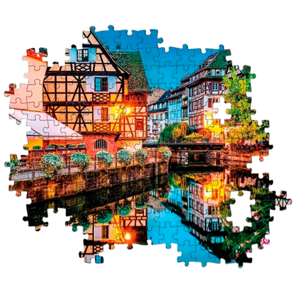Puzzle Clementoni Strasbourg Old Town (35147) Количество деталей: 500, Рекомендуемый возраст: 14+ photo 3