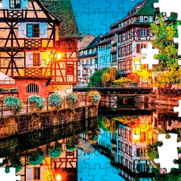 Puzzle Clementoni Strasbourg Old Town (35147) Количество деталей: 500, Рекомендуемый возраст: 14+ photo 5