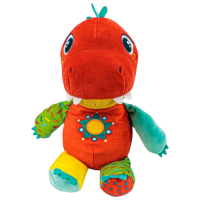 Jucărie moale Clementoni Animals My Little Dino 17847 Red 