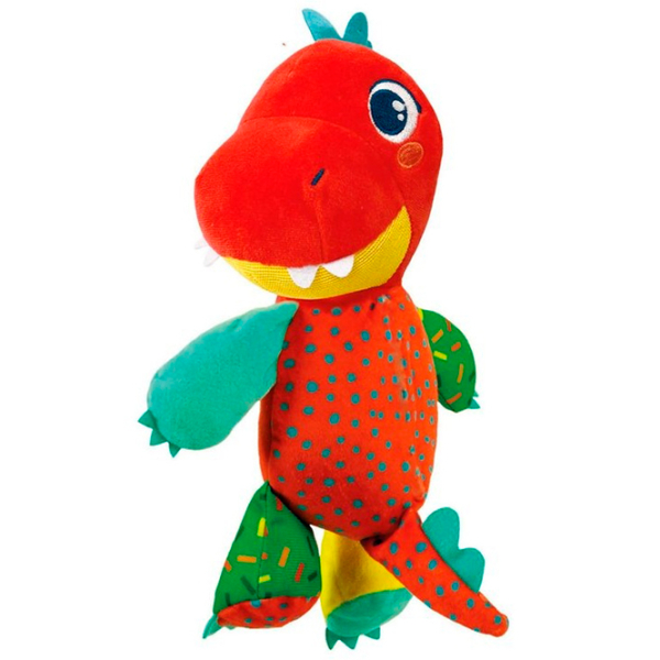 Jucărie moale Clementoni Animals My Little Dino 17847 Red  photo 3