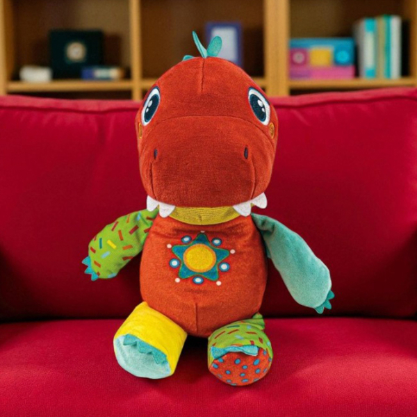 Jucărie moale Clementoni Animals My Little Dino 17847 Red  photo 5