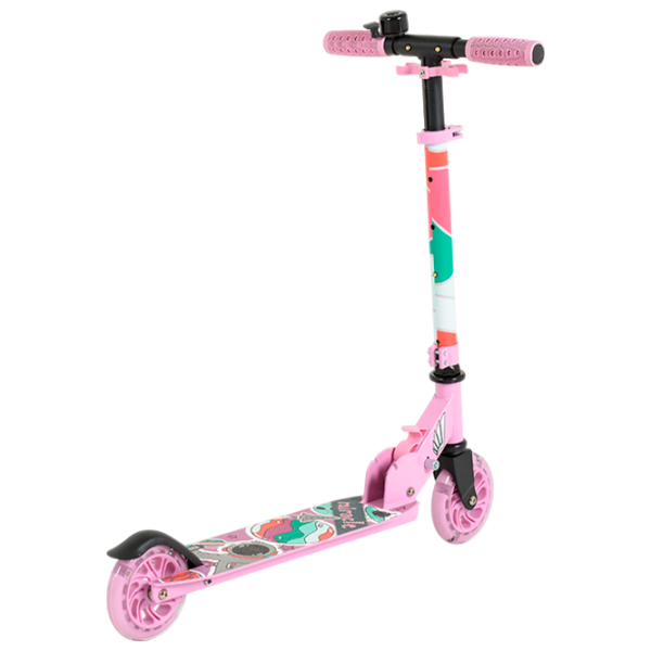 Trotinetă pentru copii cu două roți Moni Miracle (MT.223423) Pink 3 ani, 50 kg, Din PU photo 4