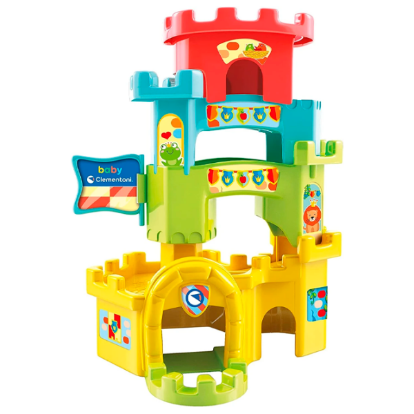 Set de creație Clementoni Baby Ball Drop Castle 17226 Multicolor Pentru copii, 10+ luni photo 2