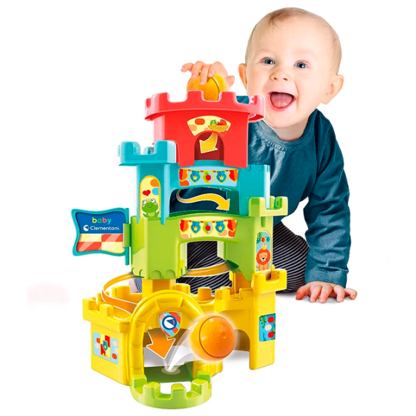 Set de creație Clementoni Baby Ball Drop Castle 17226 Multicolor Pentru copii, 10+ luni photo 3