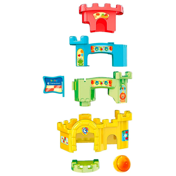 Set de creație Clementoni Baby Ball Drop Castle 17226 Multicolor Pentru copii, 10+ luni photo 8