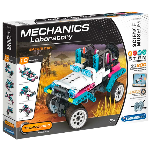 Constructor Clementoni Safari Car White Numărul de piese 200, 8+ photo 1