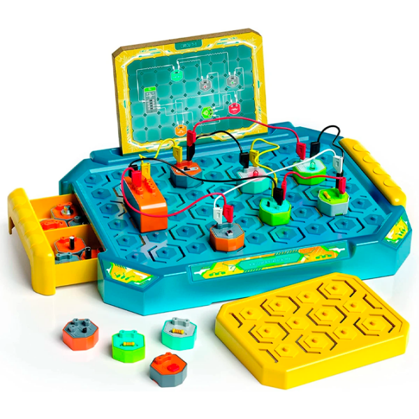 Set jucării Clementoni Science & Play Electronics Laboratory 61548 Blue Pentru copii, 8+ photo 2