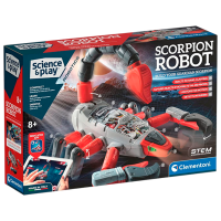 Constructor cu telecomandă Clementoni Scorpion Robot Gray Numărul de piese 115, 8+