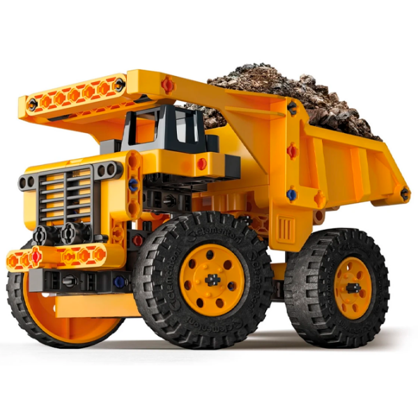 Constructor Clementoni Haul Truck Yellow Numărul de piese 150, 8+ photo 2